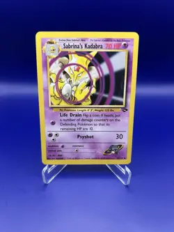 Pokemon TCG Sabrina's Kadabra 58/132 Gym Challenge English LP - Image 2