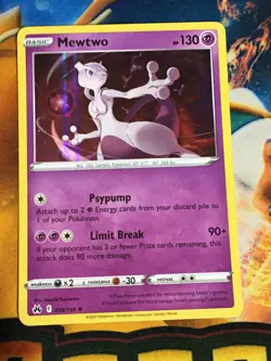C203 POKEMON TCG CROWN ZENITH MEWTWO #059 NM-M HOLO - Image 1