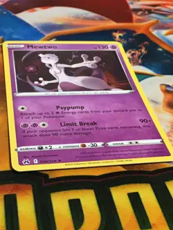 C203 POKEMON TCG CROWN ZENITH MEWTWO #059 NM-M HOLO - Image 2