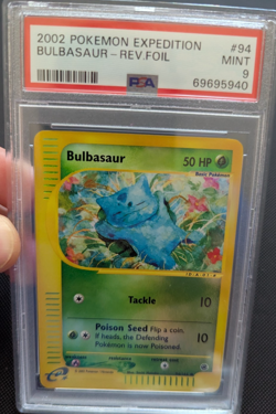 Pokemon Expedition Bulbasaur 94/165 Reverse Holo PSA 9 Mint LOW POP New cert ENG - Image 1