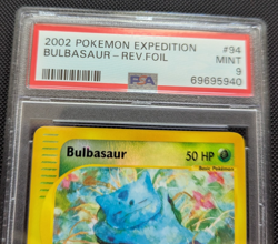 Pokemon Expedition Bulbasaur 94/165 Reverse Holo PSA 9 Mint LOW POP New cert ENG - Image 3