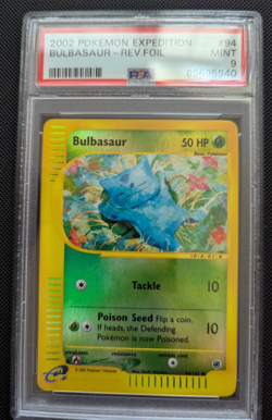 Pokemon Expedition Bulbasaur 94/165 Reverse Holo PSA 9 Mint LOW POP New cert ENG - Image 4