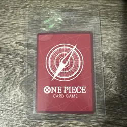 2025 JULY PSA ONE PIECE SHANKS PROMO CARD HOLO REFRACTOR OP01-001 RARE - Image 2