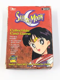 Sailor Moon Collectible Card Game Starter Deck 60 Card and Rule Book - Image 1