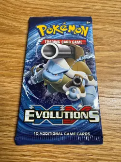 XY Evolutions Booster Pack (Mega Blastoise Art) - New/Sealed - Pokemon TCG - Image 1