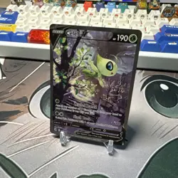 Pokemon SWSH08 Celebi V 245/264 Fusion Strike Ultra Rare Holo Alt. Full Art - Image 1
