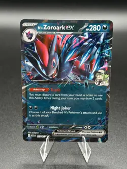 N's Zoroark ex 137/217 Double Rare Ascended Heroes Pokemon Near Mint - Image 1