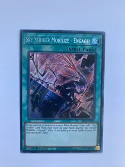 L26D-ENS10 Sky Striker Mobilize - Engage! Secret Rare 1st Ed Yu-Gi-Oh Card - Image 1