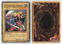 X-Saber Anu Piranha 5DS2-EN004 5D's Starter Deck 2009 Yu-Gi-Oh 1st Edition HP - Image 3