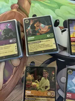 Disney Lorcana Azurite Sea Complete Set Non Foil 204/204 Sleeved In Storage Box - Image 4