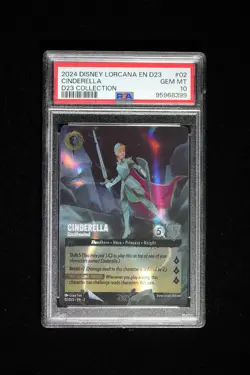Disney Lorcana EN D23 Cinderella D23 Collection PSA 10 English Promo 2024 - Image 1