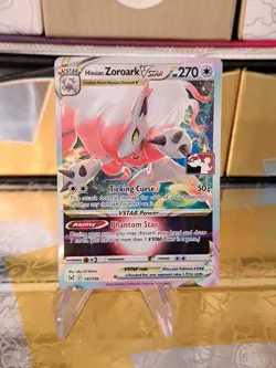 Hisuian Zoroark Vstar Pokemon Prize Pack Series 3 Promo Pokemon Card NM/LP Stamp - Image 1