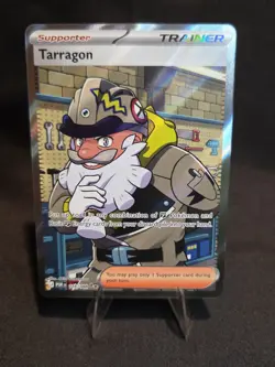 Pokemon TCG Tarragon Trainer 116/088 Full Art Holo Card Perfect Order - Image 1