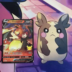Pokemon Card | Lance's Charizard V SWSH133 Celebrations Black Star Promo - Image 2