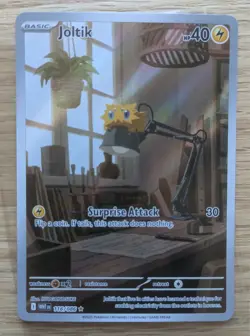 Joltik 116/086 White Flare HP Full Art Rare Holo Pokemon Card NM - Image 1