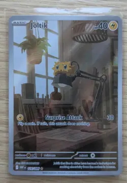 Joltik 116/086 White Flare HP Full Art Rare Holo Pokemon Card NM - Image 3