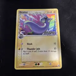 Dratini Holo 65/113 ex Delta Species 2005 Stamped Pokemon Card - VG-LP - Image 1
