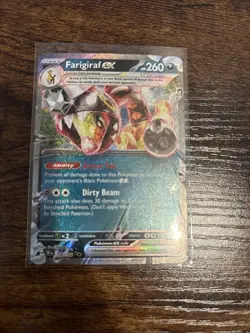 Pokemon TCG Farigiraf EX Ultra Rare Temporal Forces Card 194/162 - Image 1