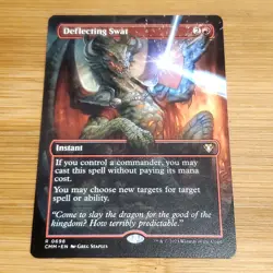 Deflecting Swat, Borderless Art 0698, Commander Masters, Magic MTG NM - Image 1