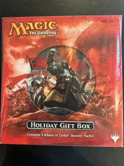2014 Magic The Gathering KAHNS OF TARKIR HOLIDAY GIFT BOX NEW FACTORY SEALED - Image 1