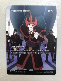 Mtg Carte Magic Avatar Last Airbender Warstorm Surge Borderless Eng NM - Image 1
