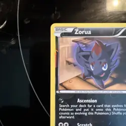 Zorua 69/108 Common Dark Explorers Pokemon Reverse Holo Moderately Played - Image 4