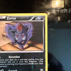 Zorua 69/108 Common Dark Explorers Pokemon Reverse Holo Moderately Played - Image 5