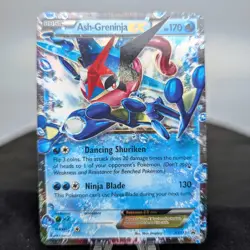 Pokemon TCG Ash-Greninja EX XY133 Black Star Promo 2016 Holo LP Light Play - Image 1