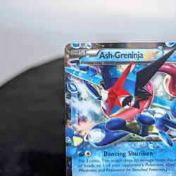 Pokemon TCG Ash-Greninja EX XY133 Black Star Promo 2016 Holo LP Light Play - Image 3