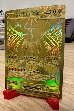 Pokemon TCG Perfect Order Hyper Rare Gold Mega Zygarde EX Full Art 124/088 - Image 3