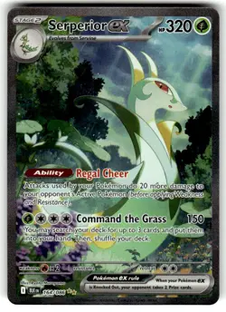 Pokemon TCG SV: Black Bolt #164/086 Serperior ex NM - Image 1