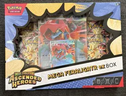 Pokemon Ascended Heroes Mega Feraligatr & Emboar EX Box - Image 3