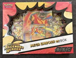 Pokemon Ascended Heroes Mega Feraligatr & Emboar EX Box - Image 5