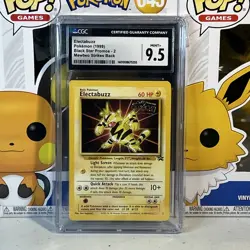 Electabuzz #2 Black Star Promo Rare Vintage Pokemon CGC 9.5 Gem Mint Kids WB - Image 1
