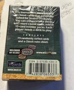 MTG Classic Sixth Edition Tournament Pack Unopened 75 additional cards - Image 2