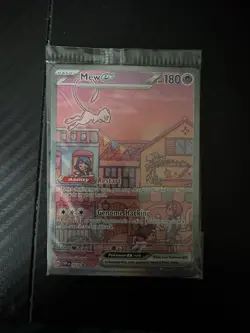 Pokemon S&V Black Star Promo Mew EX 053 Sealed - Image 1