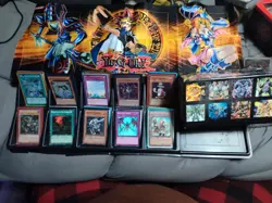 100 Rare and Better Yu-Gi-Oh Card Lot With Yugi Playmate And Gladiator Beast Box - Image 1