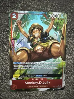 CARTE ONE PIECE - R / ALT ART - OP06-013 MONKEY D LUFFY FOIL - Image 1