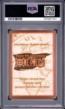 2002 Japanese One Piece CHB Holo Straw Hat Crew S57 PSA 8 NM-MT Treasure Vol. 2 - Image 4
