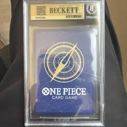2024 One Piece Chinese Monkey D. Luffy ChinaJoy Promo Gem Mint Foil NEW BGS SLAB - Image 2