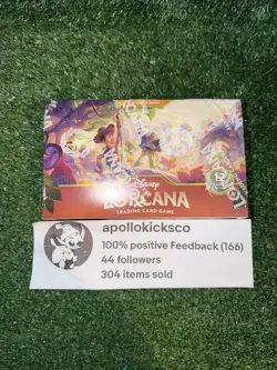 Disney Lorcana Wilds Unknown Booster Box New & Sealed in hand same day ship - Image 1