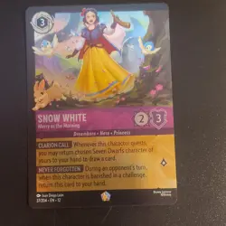 Disney Lorcana TCG Snow White - Merry as the Morning 37/204 Foil English - Image 1