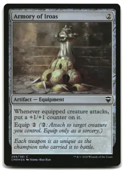 MTG Armory of Iroas Foil C Commander Legends 299 LP - Image 1
