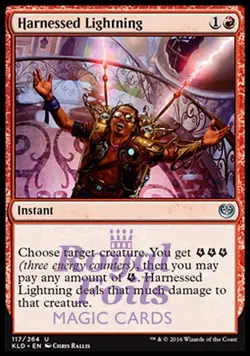 Harnessed Lightning 1x FOIL KLD MTG Kaladesh Uncommon MINT red - Image 1