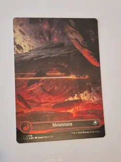 Mountain (Borderless) (Galaxy Foil) 0370 (L) MTG Edge of Eternities (EOE) NM x1 - Image 1