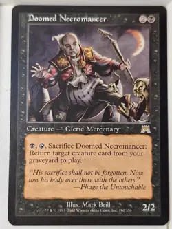 Doomed Necromancer - Onslaught - Magic the Gathering MTG Nice! - Image 1