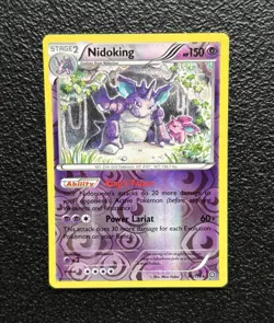 Pokemon TCG - Nidoking 45/114 - Reverse Holo Rare - XY Steam Siege *NM/LP - Image 1
