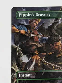 Pippin's Bravery SCENE BORDERLESS, The Lord of the Rings, MTG LTR - Image 2