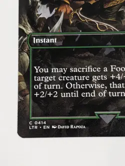 Pippin's Bravery SCENE BORDERLESS, The Lord of the Rings, MTG LTR - Image 4