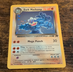Pokemon TCG Team Rocket Dark Machamp 10/82 Holo Rare Unlimited English 70 HP - Image 1